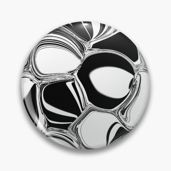 Item preview, Fluid Painting Black White Circular Pattern designed and sold by Patricia Piotrak.