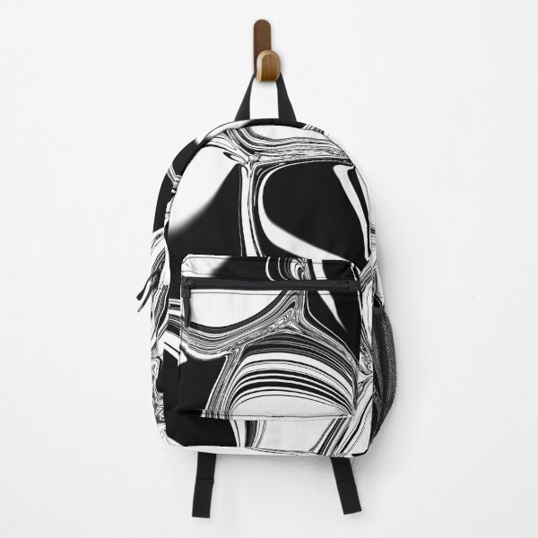 Item preview, Fluid Painting Black White Circular Pattern designed and sold by Patricia Piotrak.