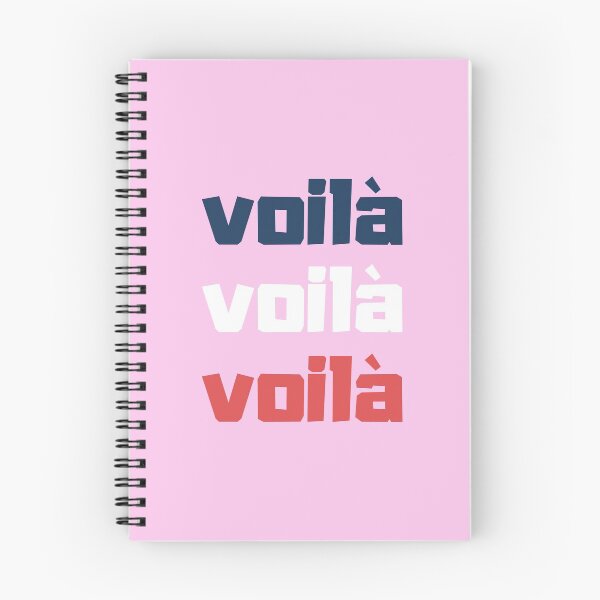 Item preview, Voilà Voilà Voilà - Minimalist French Quote Chic Elegant Parisian designed and sold by Mars Babe.