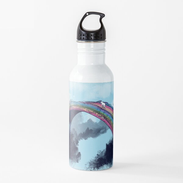 puente de arcoiris Botella de agua