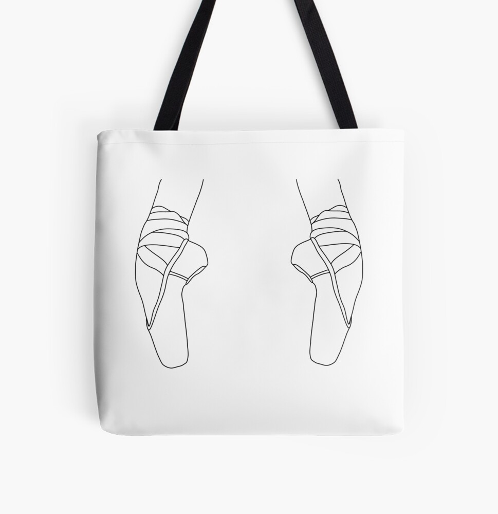 Watercolor Pointe Shoes - Tote Bag – New Orleans Dance Academy