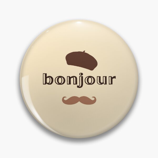 Item preview, Bonjour - Minimalist French Quote Chic Elegant Parisian designed and sold by Mars Babe.