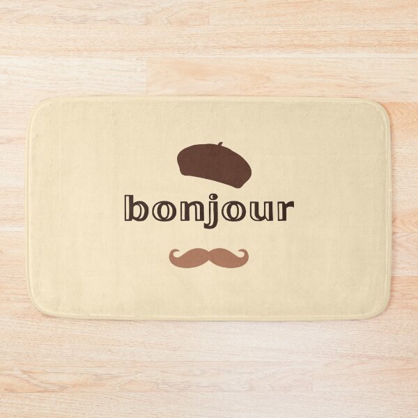 Item preview, Bonjour - Minimalist French Quote Chic Elegant Parisian designed and sold by Mars Babe.