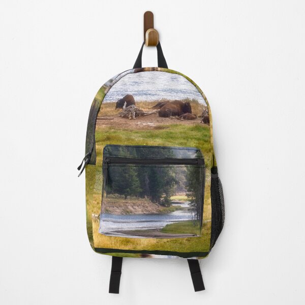 Item preview, Bison at the River - Yellowstone National Park designed and sold by Kathy Weaver.