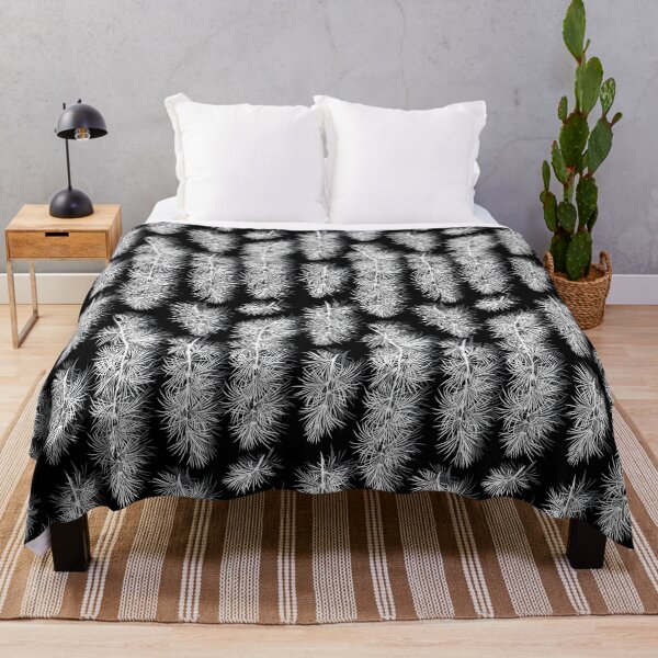 Item preview, Monochrome Pine Branches Drawing designed and sold by RPuniquedesigns.