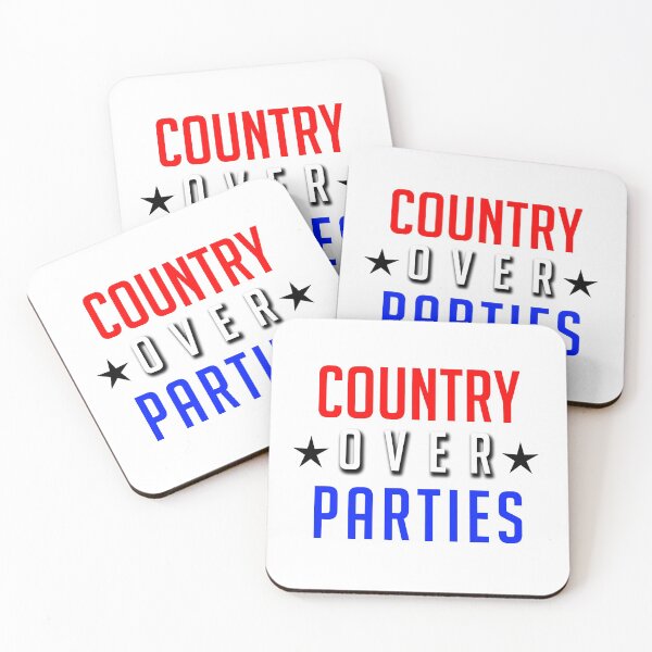 Item preview, Country over parties political t shirt designed and sold by gloriasd14.