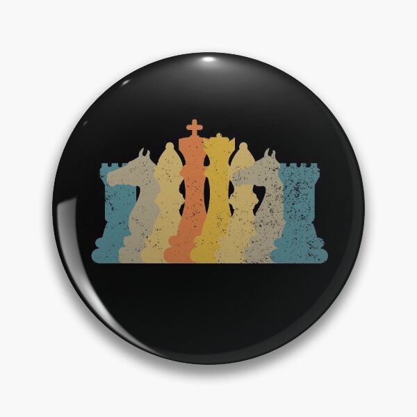 Item preview, Vintage Retro Chess Pieces Chess Player Chess Game Pieces Gear designed and sold by DynamicDesign.