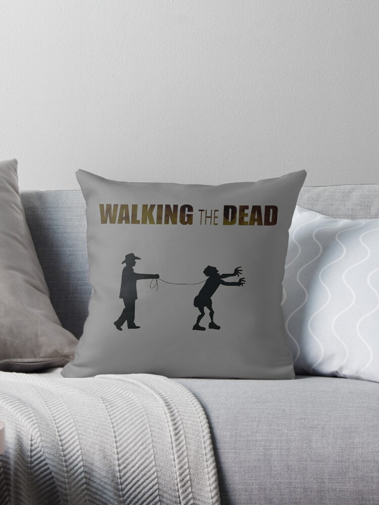The Walking Dead Throw Pillow By Cappella Redbubble