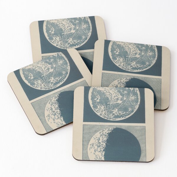 Item preview, Full And Crescent Moon designed and sold by BlueSpecsStudio.