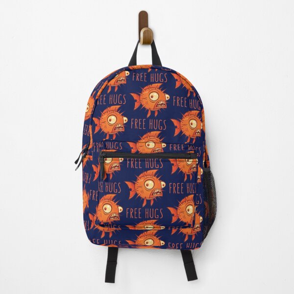 Item preview, Free Hugs Cartoon Blowfish designed and sold by fizzgig.