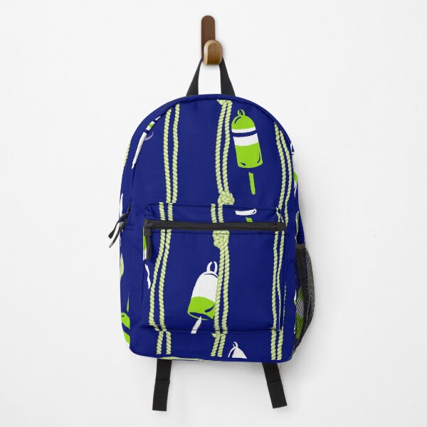 Item preview, Oh Buoy! Pattern | Lime Green + Blue + White designed and sold by L Diane Johnson.