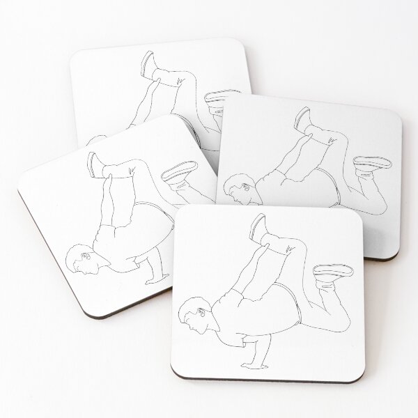 Item preview, Breakdancer Line Art designed and sold by aliciab013.