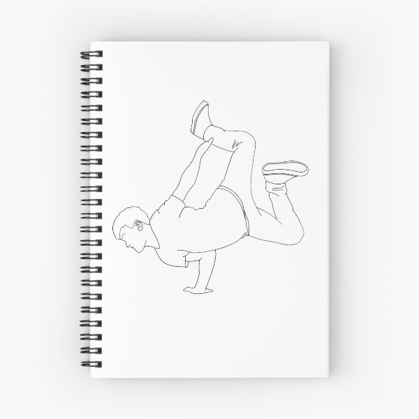 Item preview, Breakdancer Line Art designed and sold by aliciab013.