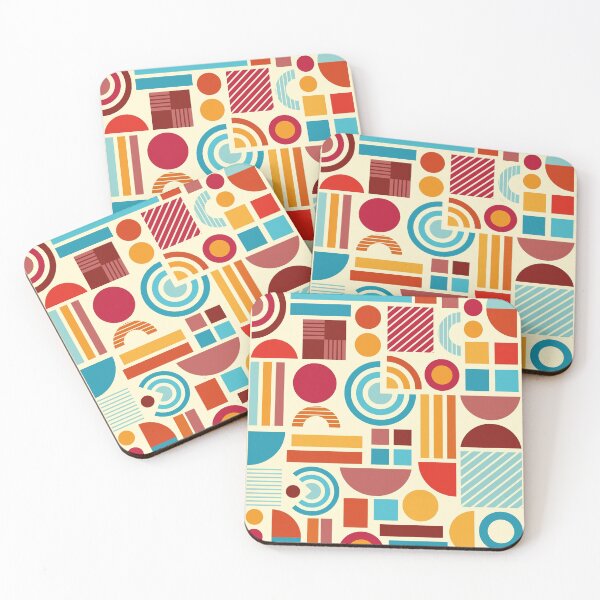 Item preview, Geometric Shapes - Retro Colours designed and sold by Alanna May Wood.