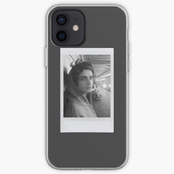Timothée Chalamet Polaroid Funda blanda para iPhone