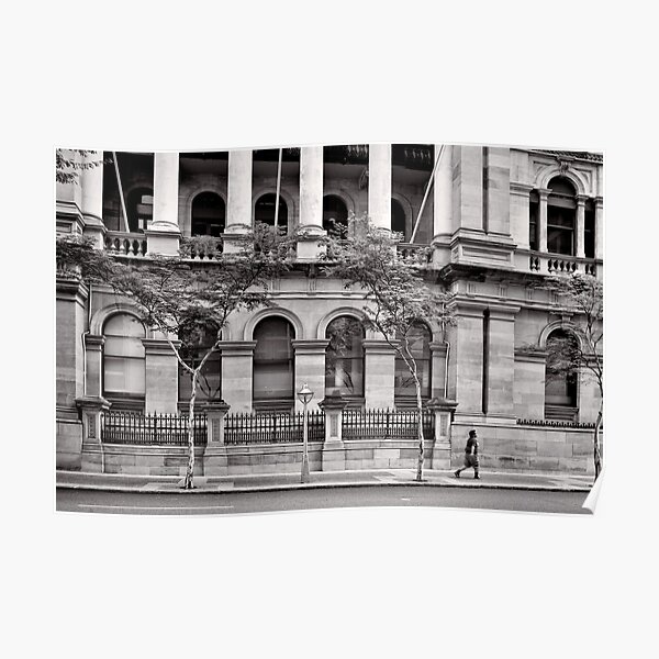 Stately Stroll - Brisbane - Australia Poster