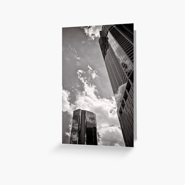 Reflecting the times - Brisbane - Australia Greeting Card