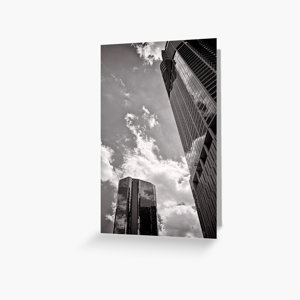 Reflecting the times - Brisbane - Australia Greeting Card