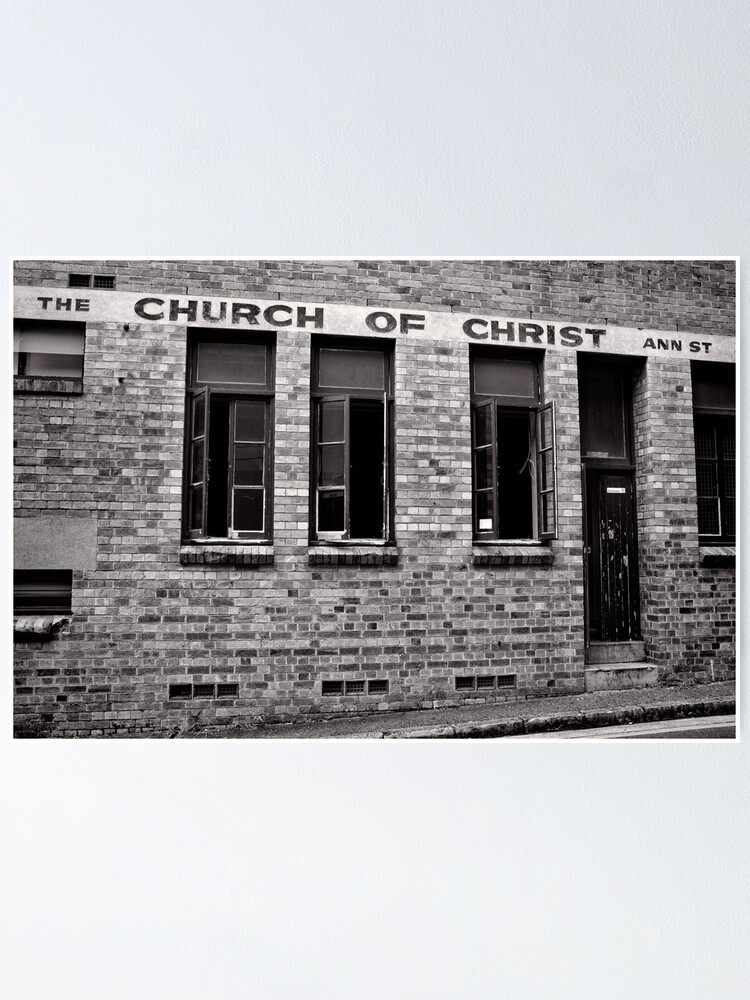 Alternate view of Church of Christ - Brisbane - Australia Poster