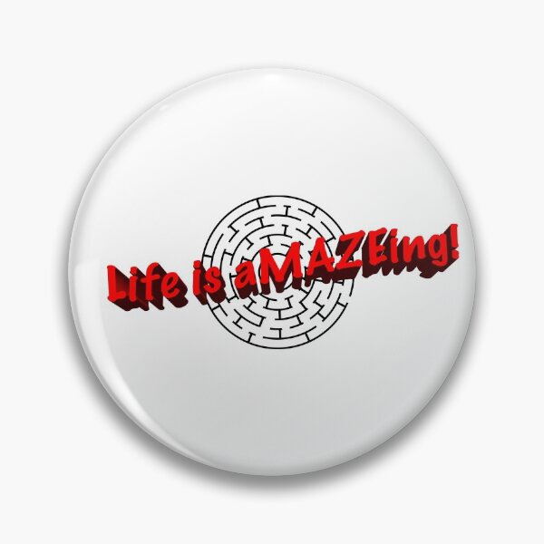 Item preview, Life is aMAZEing! in red designed and sold by JonHarrisStudio.