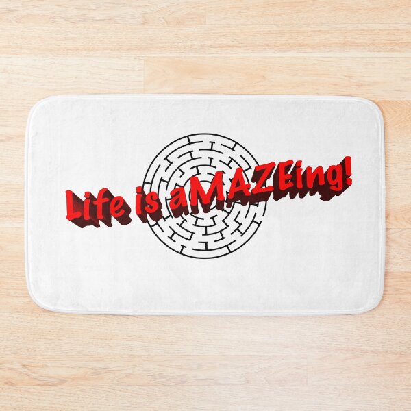 Item preview, Life is aMAZEing! in red designed and sold by JonHarrisStudio.