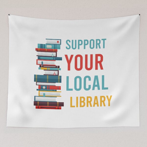 Item preview, Support your local library designed and sold by AdelDa19.