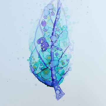 Artwork thumbnail, Inky leaf by curlyartcloud