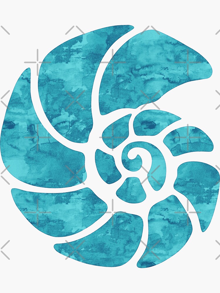 Nautilus Shell Sticker For Sale By Lexi Wayne Redbubble