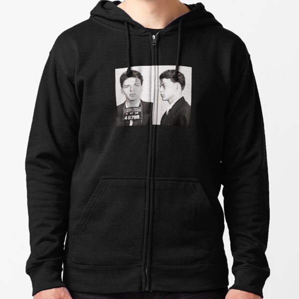 Frank Sinatra Mugshot Zipped Hoodie