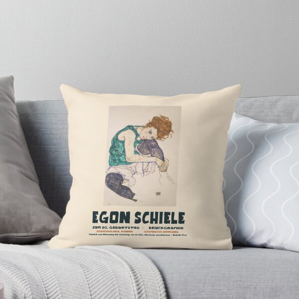 Item preview, Egon Schiele - Exhibition Art Poster - Seated Woman with Bent Knee designed and sold by Francisco Couto.