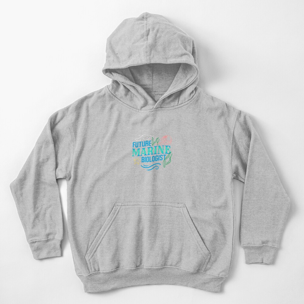 Future Marine Biologist Kids Pullover Hoodie