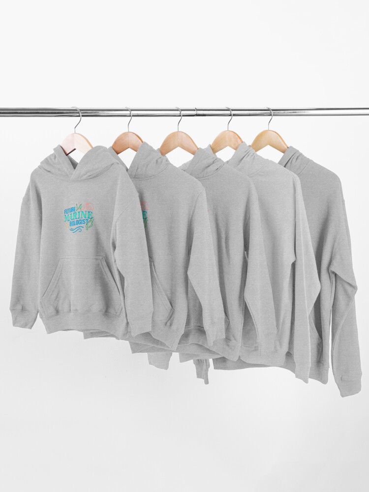 Alternate view of Future Marine Biologist Kids Pullover Hoodie