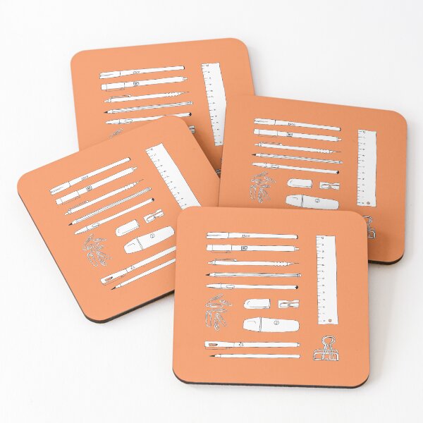 Item preview, Office supplies orange version designed and sold by Aidi Riera.