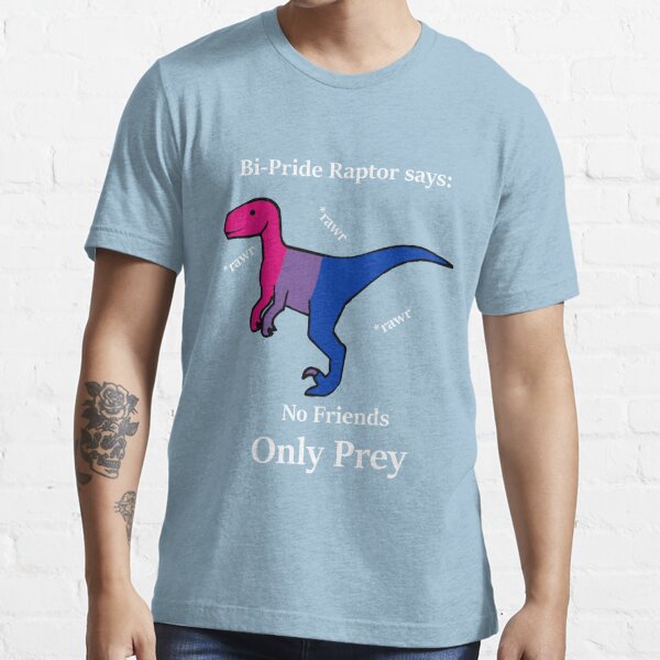 BI Pride Raptor Essential T-Shirt for Sale by HI-Media