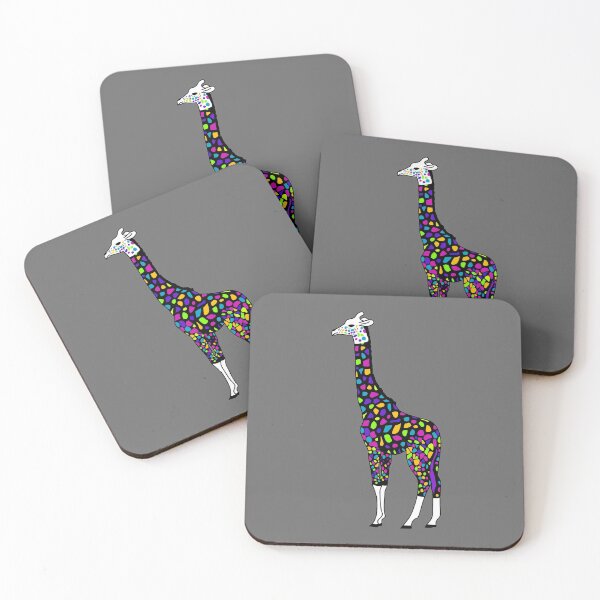 Item preview, Colorful giraffe designed and sold by spontania.