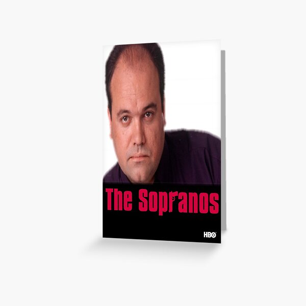 it s only tony from the sopranos greeting card by synecdochefreck redbubble