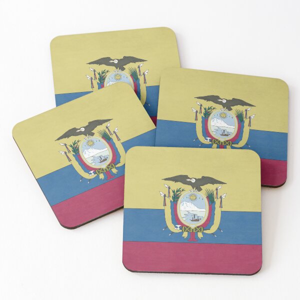 Item preview, Ecuador Flag designed and sold by Leslie Montgomery Art.