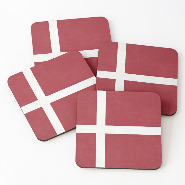 Item preview, Denmark Flag designed and sold by Leslie Montgomery Art.