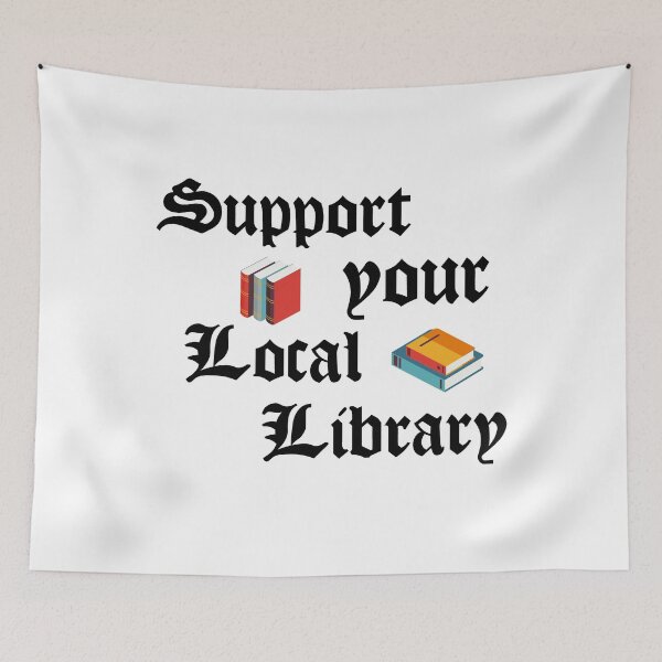 Item preview, Support your local library designed and sold by AdelDa19.