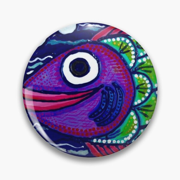 Item preview, Bright Blue Fish designed and sold by GemmasGems.