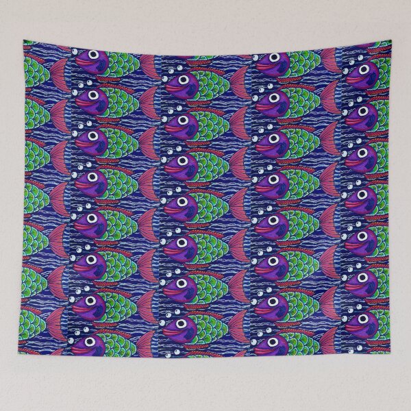 Item preview, Bright Blue Fish designed and sold by GemmasGems.