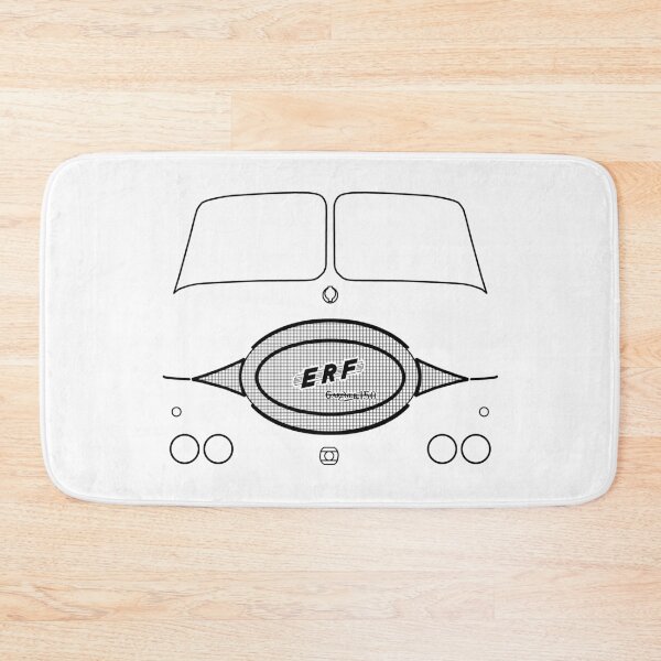 Item preview, ERF KV classic 1950s lorry black outline graphic designed and sold by soitwouldseem.