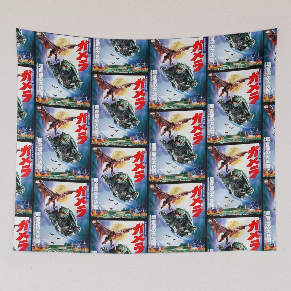 Item preview, Gamera and Gyoas designed and sold by honeyblack.