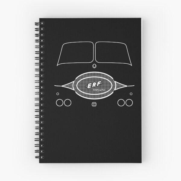 Item preview, ERF KV classic 1950s lorry white outline graphic designed and sold by soitwouldseem.