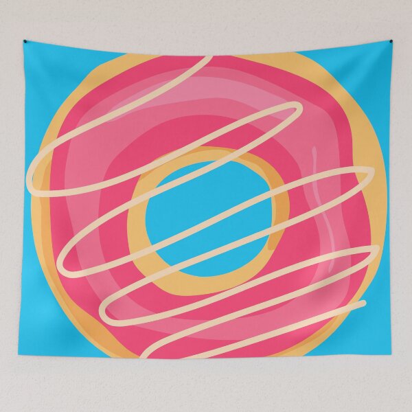 Item preview, icing glaze sprinkle donut Mask designed and sold by EKKNORA.