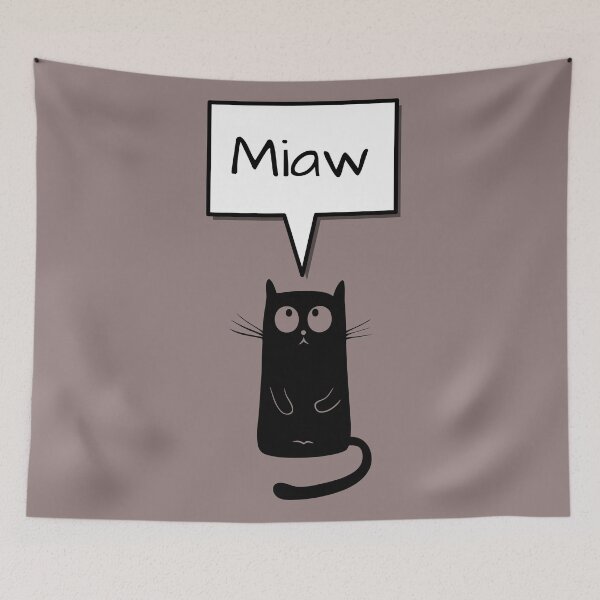 Item preview, black cat (miaw) designed and sold by Nesro34.