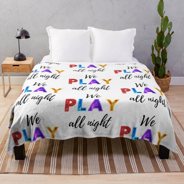 Item preview, Fun Playful Kids Illustration - We Play all Night  designed and sold by VtheArtist.
