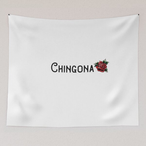 Item preview, Chingona Red Rose Floral Latina Strong Mujer Mexican Saying designed and sold by gillys.