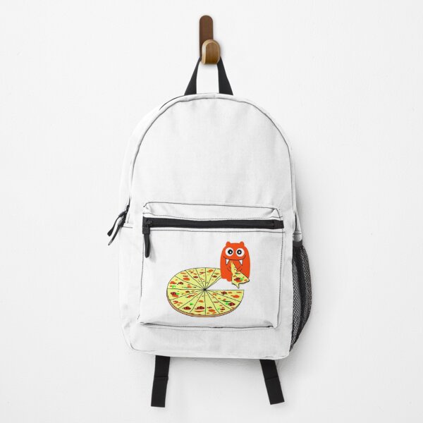 Item preview, Funny monster with pizza designed and sold by spontania.