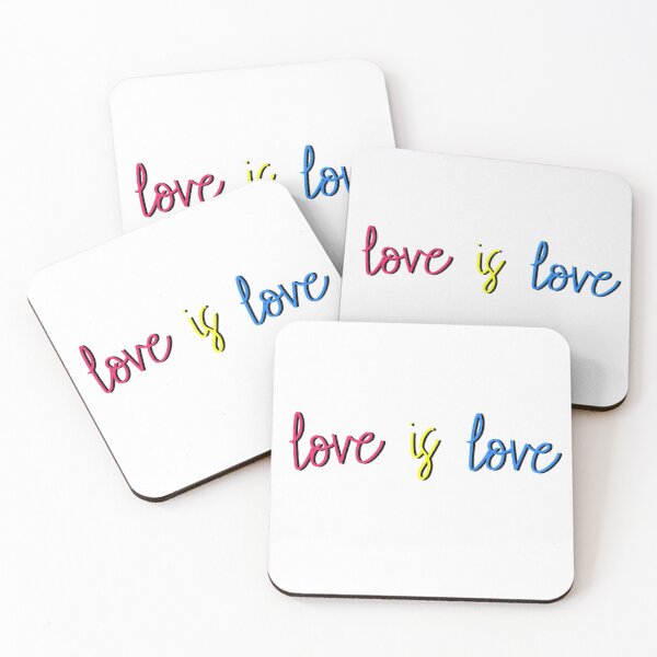 Item preview, “Love is Love” Pansexual Pride Quote designed and sold by WildeandCo.